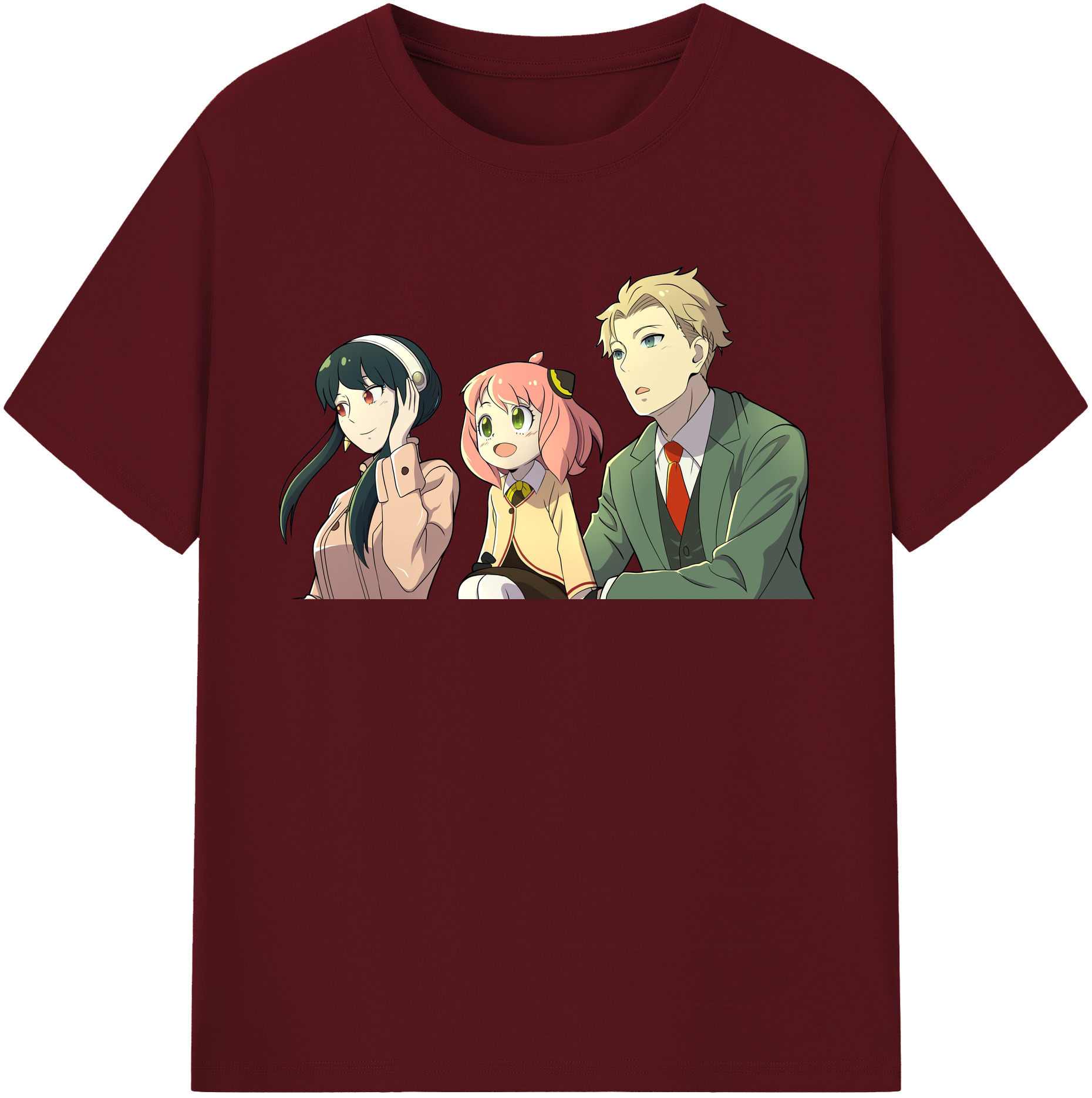 （画像用） SPY×FAMILY间谍家家酒 綿100％半袖Tシャツ（フロントプリント）